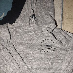 American Eagle Outfitters Heather Gray Hoodie